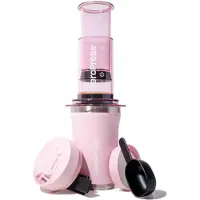 Aeropress Go Plus Roze Koffiezetter met Thermobeker & Filters