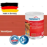 Remmers HK-Lazuur 3in1 Vermiljoen 0,75L – Premium Houtbeschermingsbeits voor Buiten – Oplosmiddelhoudend – UV- & Vochtwerend – Impregneer, Grondlaag & Beits in Eén