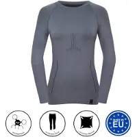 Fjord Nansen Riffe thermisch ondergoed met zilverionenvoor alle activiteiten, maat L-XL - dames thermoshirt - kleding - sport - winter