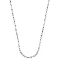 Frank 1967 7FN-0079 Schakelketting – Zilverkleurig – Roestvrij Staal – 50 cm – Heren Sieraad - Cadeau voor mannen