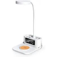 OEM 6 in 1 Multifunctioneel tafellamp oplaadbaar Zwart / Wit