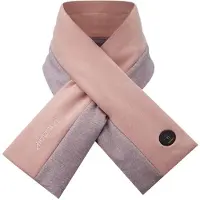 Thermrup - Sjaal met Accu Verwarming - Rose - Draagbare Verwarmde Sjaal - Oplaadbare Elektrische Sjaal met Instelbare Warmtestanden - Ideaal voor Winterse Buitenactiviteiten - Comfortabel en Warm