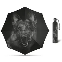 Happy Rain Automat Mini Paraplu met Hondendessin - Windproof