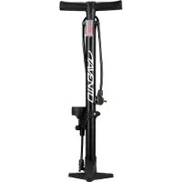 Avento Fietspomp met manometer - Fiets Pomp voor Dunlop, Schrader en Frans Ventiel - Staande Pomp Incl. Adaptoren voor Waterspeelgoed en Ballen - Zwart