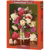 Castorland puzzel bloemen - Beautiful Peonies - 500 stukjes.