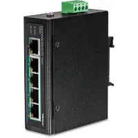 Trendnet TI-PE50 DIN-rail switch 5-poorts industrieel Fast Ethernet PoE+