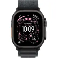 Apple Alpine Loop Band voor de Watch | 44/45/46/49 mm - Maat S - Black / Black Titanium