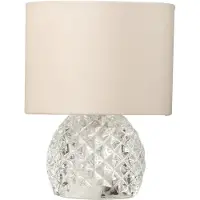 Hortus Tafellamp glas led transparant 17,2x17,2x23 cm Jolipa