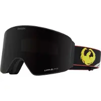 Dragon - Skibrillen - NFX Mag OTG Gigi Ruf - Lumalens Midnight + Lumalens Lt Rose voor Unisex - Zwart