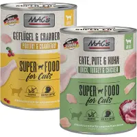 Mac'S 6x800g Eend, Kalkoen & Kip Kattenvoer