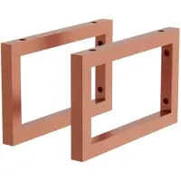Guido Gusto Ophangbeugel 48x15x2 cm copper set van 2 stuks
