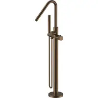 Boss & Wessing Badmengkraan bws sensa met wateraansluiting thermostatisch opbouw geborsteld brons pvd