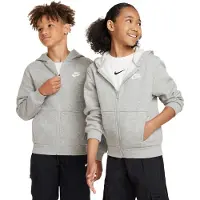Nike Sweatvest 'CLUB FLEECE' grijs gemêleerd
