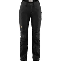 Fjall Raven - Women's Kaipak Trousers Curved - Trekkingbroek 34 - Fixed Length, zwart