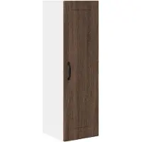 vidaXL Wandkast PORTO Bruin Eiken 30 x 31 x 100 cm Bewerkt hout