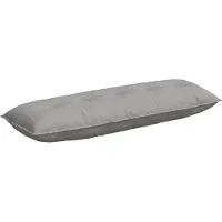 vidaXL Rugkussen Wolkgrijs 200 x 19 x 50 cm Stof