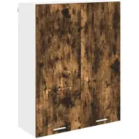 vidaXL Hangkast Rook Eiken 80 x 31 x 100 cm Bewerkt hout