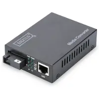 Digitus DN-82123 netwerk media converter 1000 Mbit/s 1550 nm Single-mode Zwart