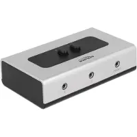 DeLOCK 3,5mm Jack stereo audio schakelaar - 2-poorts