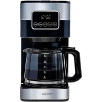 Alpina Koffiezetapparaat met Filterkoffie - 900W - 1.5 L - Grijs/Zwart