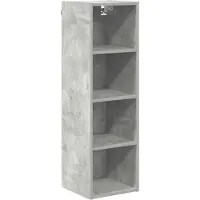 vidaXL Hangkast Beton Grijs 30 x 29,5 x 100 cm Bewerkt hout