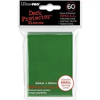 Ultra pro Sleeves - Small Groen (62x89 mm)