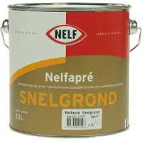 Nelf Nelfapre Snelgrond | Sneldrogende Grond- en Voorlak Buiten 2,5 LTR - Wit