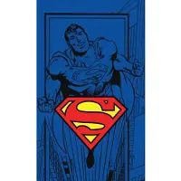 Carbotex Gezichtshanddoek Superman - handdoek - towel - 30 x 50 cm