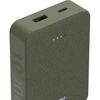 Hama Batterie Powerbank 10000 mAh Fast Charge LiPo USB-C, USB-A Groen Statusweergave
