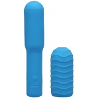 Doc Johnson - Elite - Mini Vibrator with Interchangeable Attachment - 4 / 10 cm
