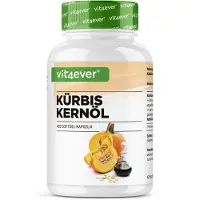 Vit4ever Pompoenzaadolie capsules - koudgeperst met vitamine E - 420 capsules
