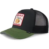Djinns Pet 'HFT Food Limoncello' olijfgroen / rood / zwart / wit