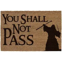 SD Toys Lord of the Rings Doormat You Shall Not Pass 60 x 40 cm