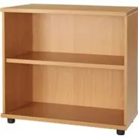 Schäfer Shop Boekenkast van hout, 2 legborden, B 800 x D 421 x H 750 mm, beuken