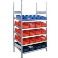 Ssi Complete stelling MBR 3000, aanbouwsectie, 5 schuine vakniveaus, 2278 x 600 x 1292 mm