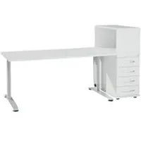 Schäfer Shop bureaumeubelset LOGIN 2-delig, bureau B 1600 mm