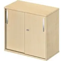 Schäfer Shop Aanbouw-/schuifdeurkast LOGIN, 2 ordnerhoogtes, B 800 x D 420 x H 726 mm, ahorn decor