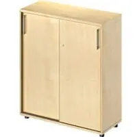 Schäfer Shop schuifdeurkast TETRIS WOOD, 3 OH, B 1000 mm, hoogte incl. glijders, ahorn decor
