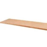 Schäfer Shop Multiplex werkblad, 40 mm dik, schroefhulzen, verlijmd beukenhout, kleurloos geïmpregneerd, L 2000 x B 700 mm