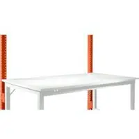 Manuflex Opbouwframe, laag, Basistafel SPECIAAL werktafel-/werkbank UNIVERSAL/PROFI, roodoranje