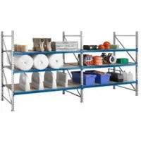 Ssi Stellingsysteem WR 600, basissectie, dwarssteun gegalvaniseerd, met 4 niveaus, 3000 x 2200 x 1050 mm