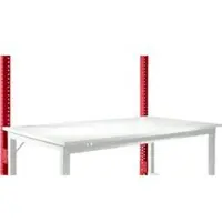Manuflex Opbouwframe, laag, Basistafel SPECIAAL werktafel-/werkbank UNIVERSAL/PROFI, robijnrood