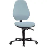 BIMOS Labostoel LEANOS 9138, stoffen bekleding, Duotec grijs