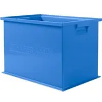 Ssi Stapelbak 14/6-2Z – Polypropyleen – L 465 x B 314 x H 298mm – 33L – met geïntegreerde handgrepen - blauw