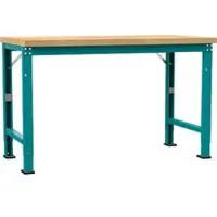 Manuflex werkbank Profi speciaal, tafelblad multiplex, 1500 x 700 mm, waterblauw