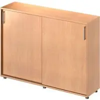 Schäfer Shop schuifdeurkast TETRIS WOOD, 3 OH, B 1600 mm, hoogte incl. glijders, decor beuken