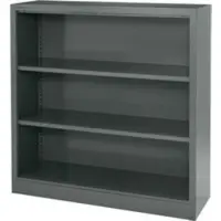 Schäfer Shop MS iCOLOUR boekenkast - plaatstaal - 3 OH - B 950 x D 400 x H 1215 mm - grafiet RAL 7024