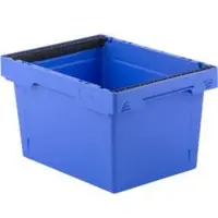 Ssi Nestbare en stapelbak KMB B 422 – polypropeen - met stapelbeugels - L 407x B 299x H 223mm - 17 L - blauw