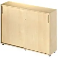 Schäfer Shop schuifdeurkast TETRIS WOOD, 3 OH, B 1600 mm, hoogte incl. glijders, ahorn decor
