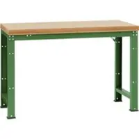 Manuflex werkbank Profi standaard, Tafelblad multiplex B 1500 x D 700, resedagroen